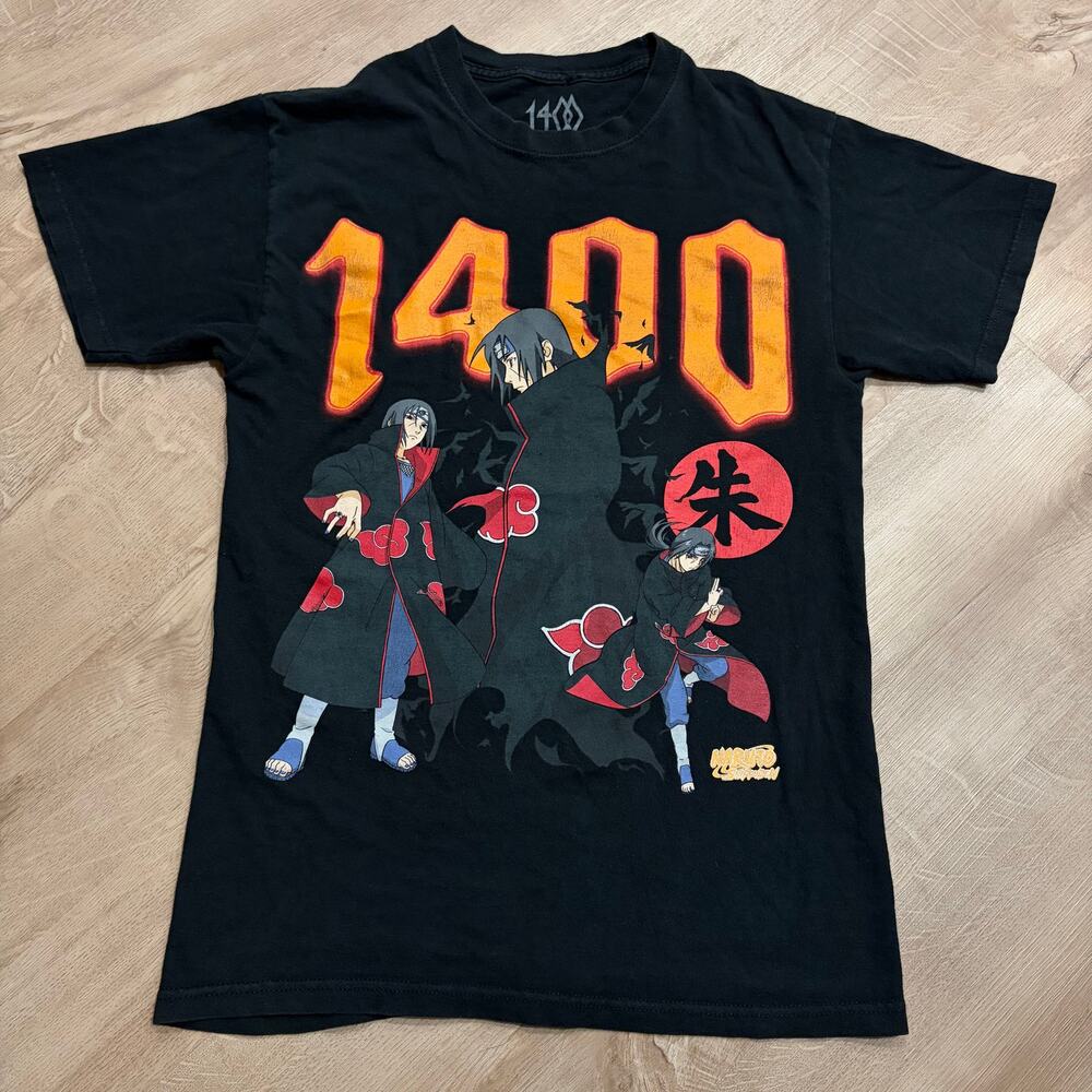 1400 Viz Naruto Shippuden Trippie Redd Itachi Uchiha T-Shirt Men's Small S Black